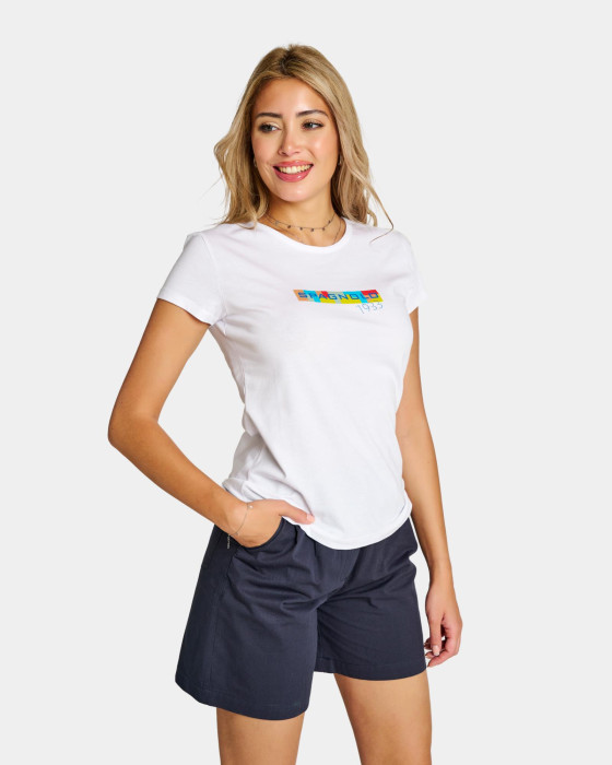 CAMISETA PUNTO SPAGNOLO BLANCO