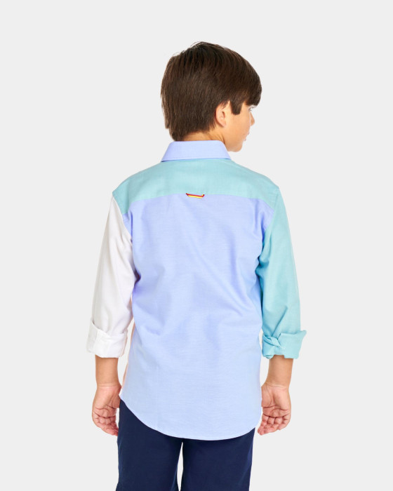 Camisa de Spagnolo Niño oxford colores  3