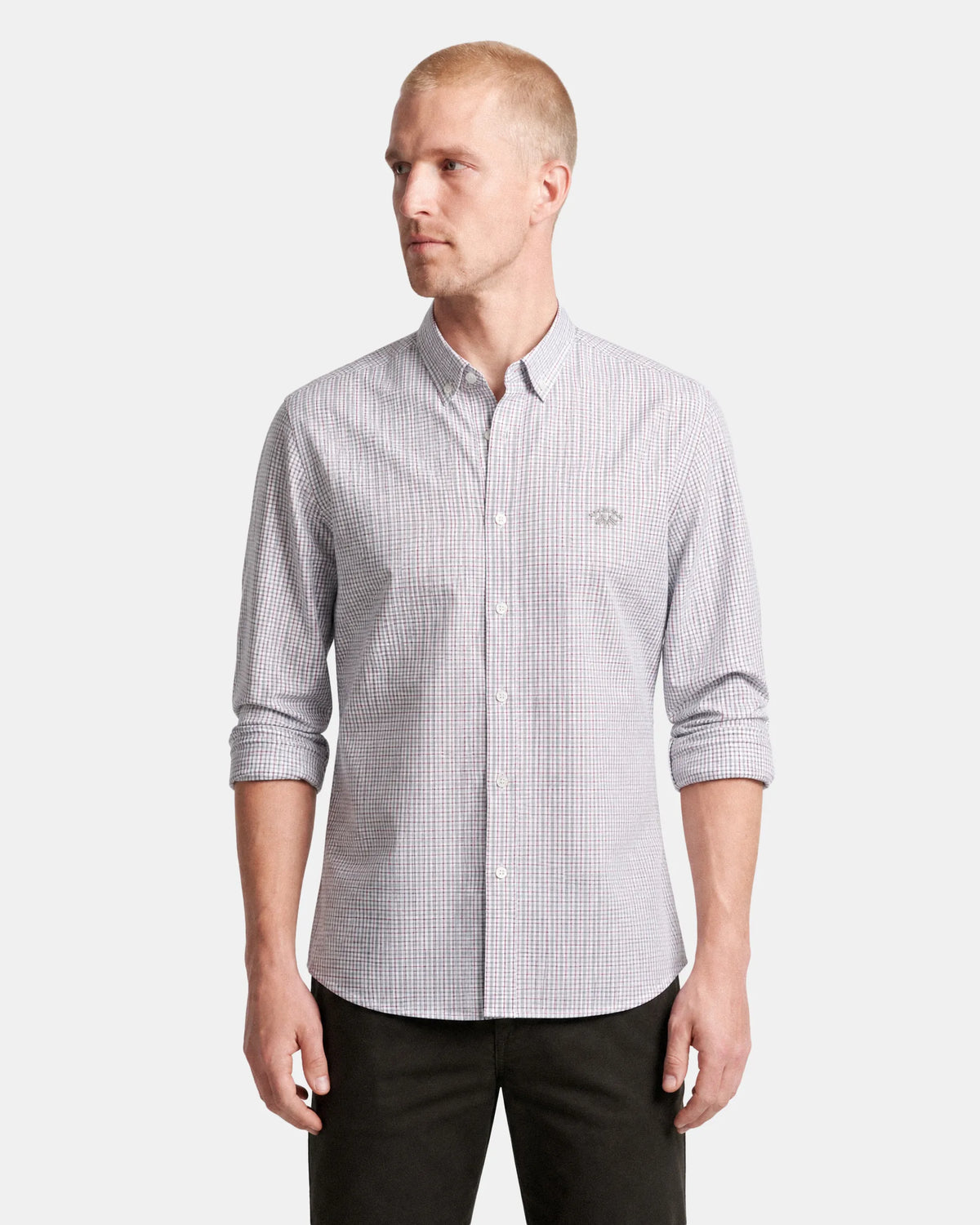 CAMISA REGULAR VIYELA CUADROS HOMBRE