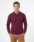 POLO BASICO HOMBRE GRANATE