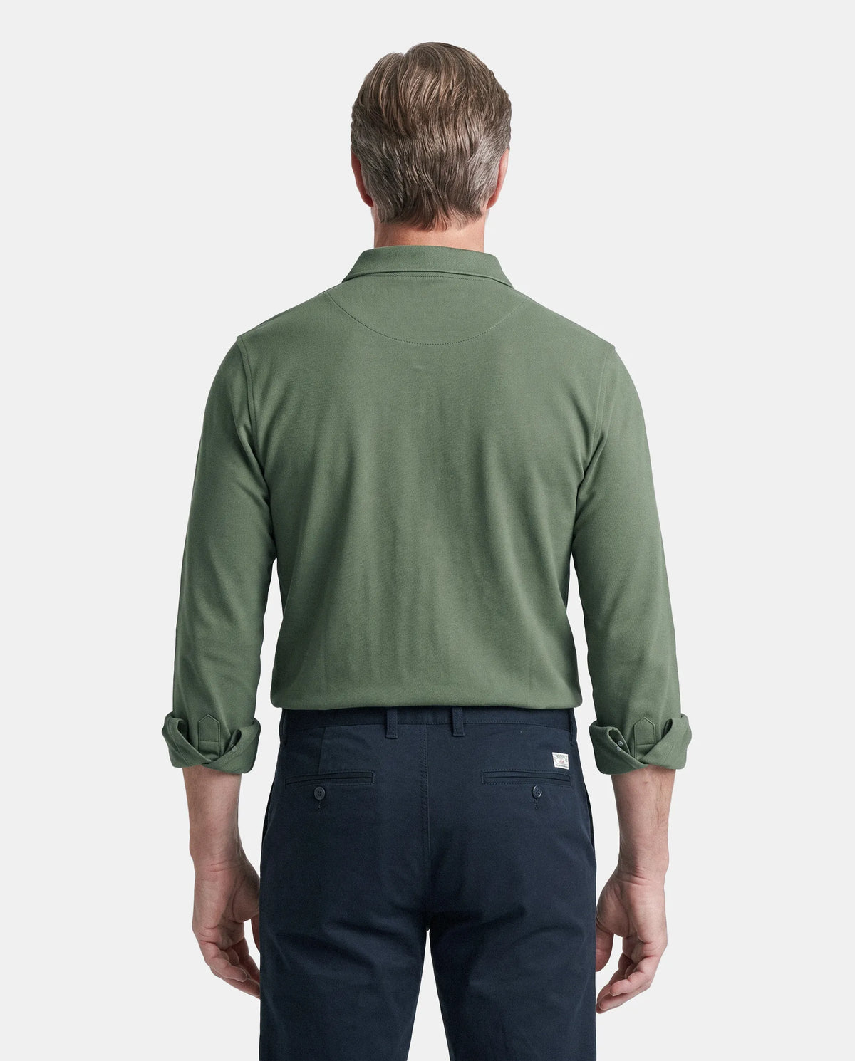 POLO BASICO HOMBRE VERDE