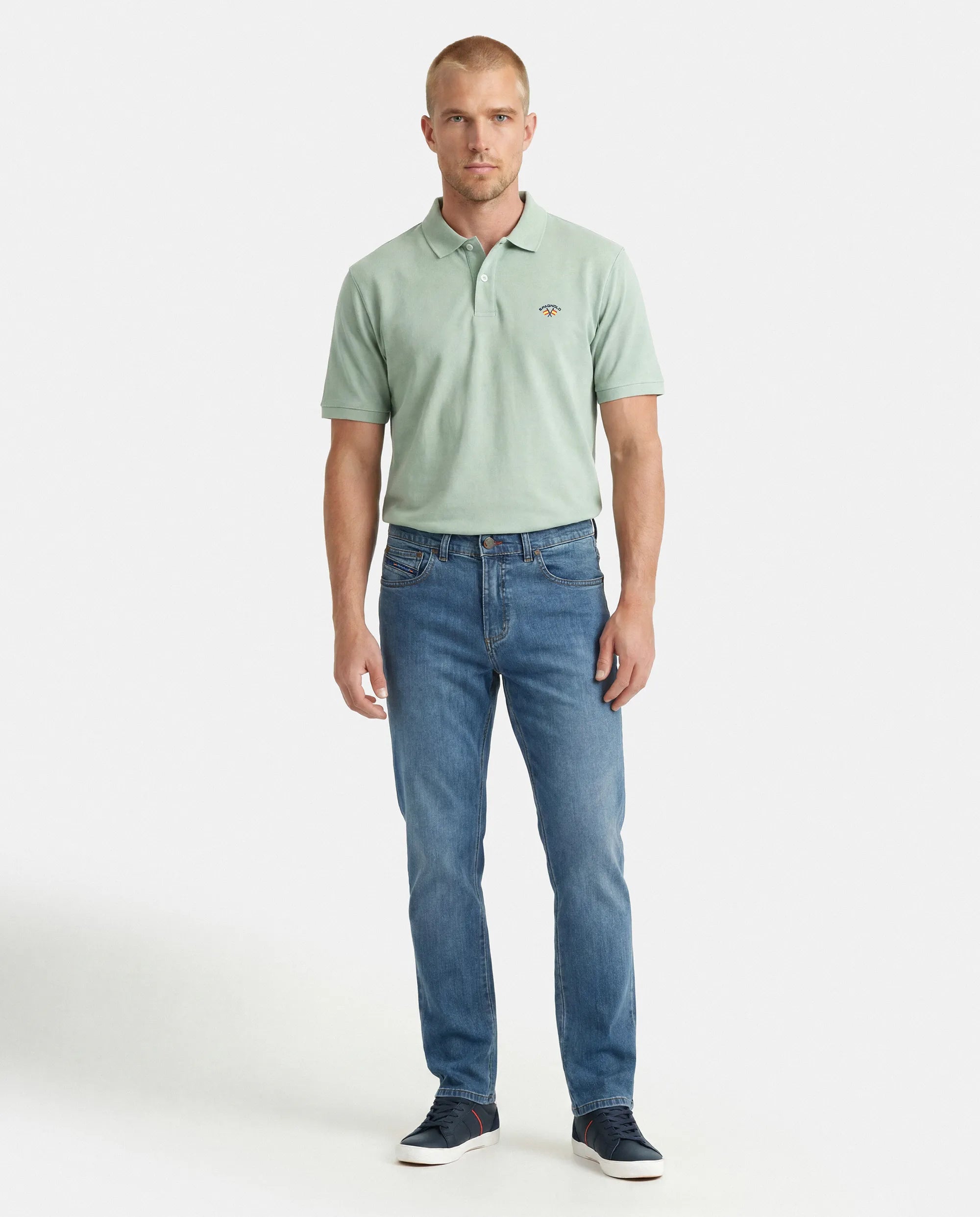PANTALON DENIM SMART HOMBRE AZUL CLARO