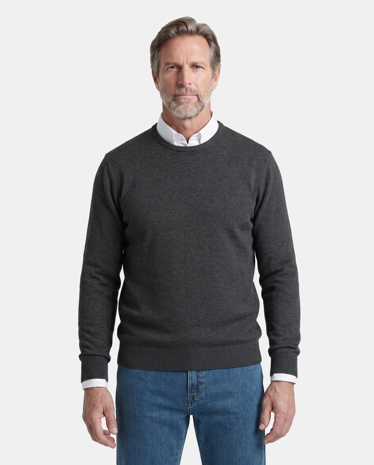 JERSEY BASICO CUELLO CAJA HOMBRE GRIS