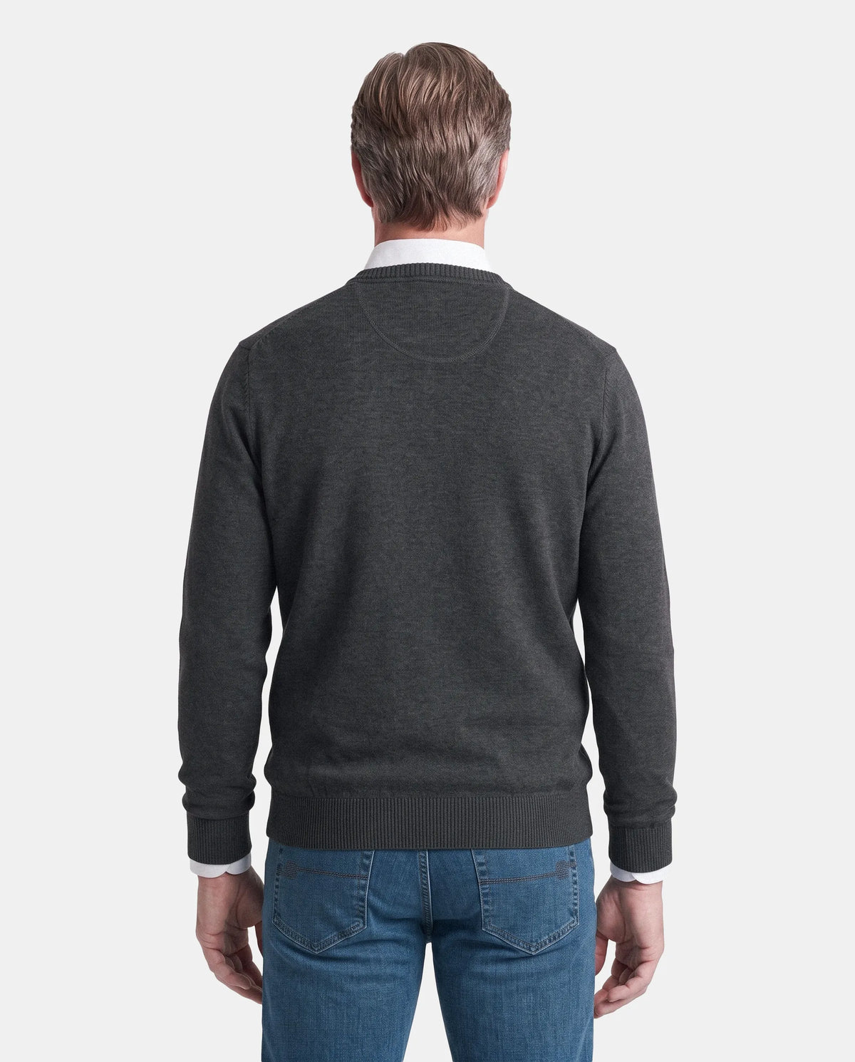 JERSEY BASICO CUELLO CAJA HOMBRE GRIS