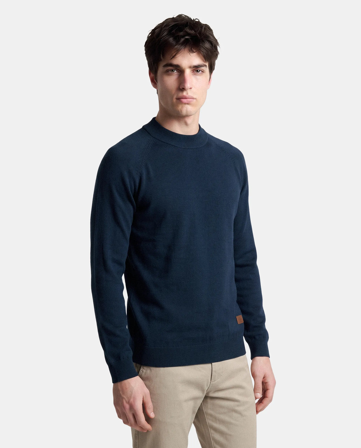 JERSEY BASICO CUELLO PERKINS HOMBRE AZUL MARINO