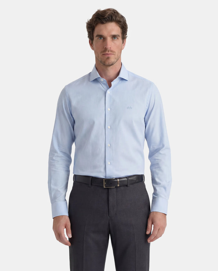 CAMISA VESTIR HOMBRE CELESTE