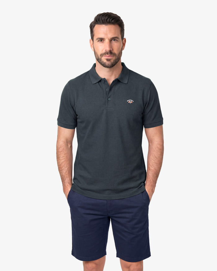 POLO PIQUE HOMBRE VERDE KAKI
