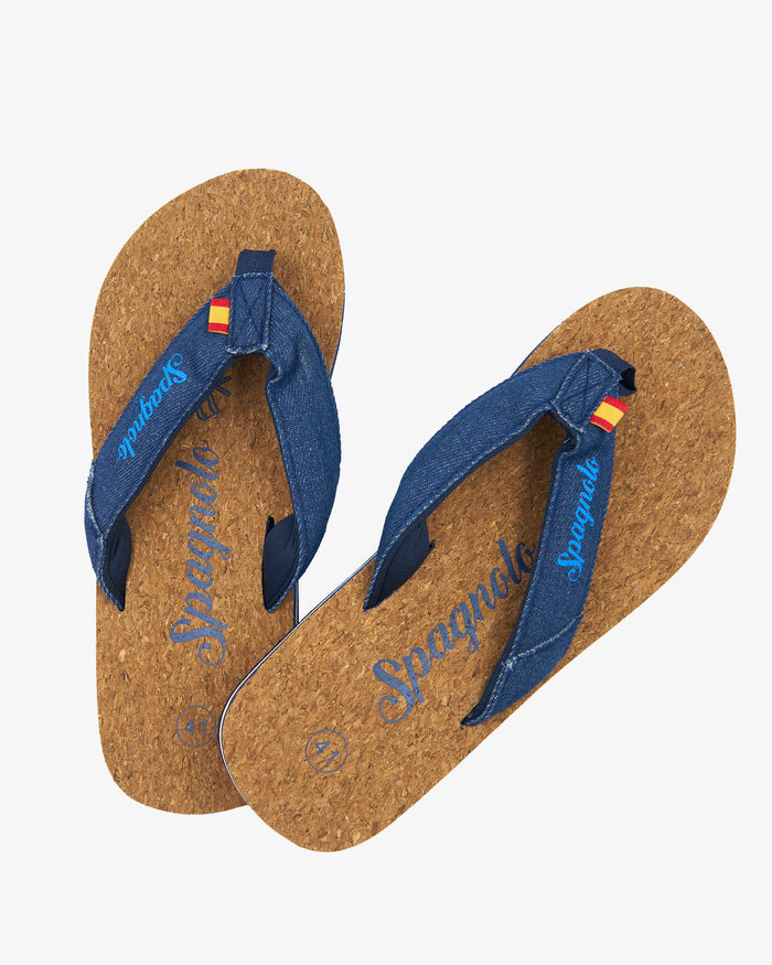 CHANCLA DENIM UNISEX AZULINA