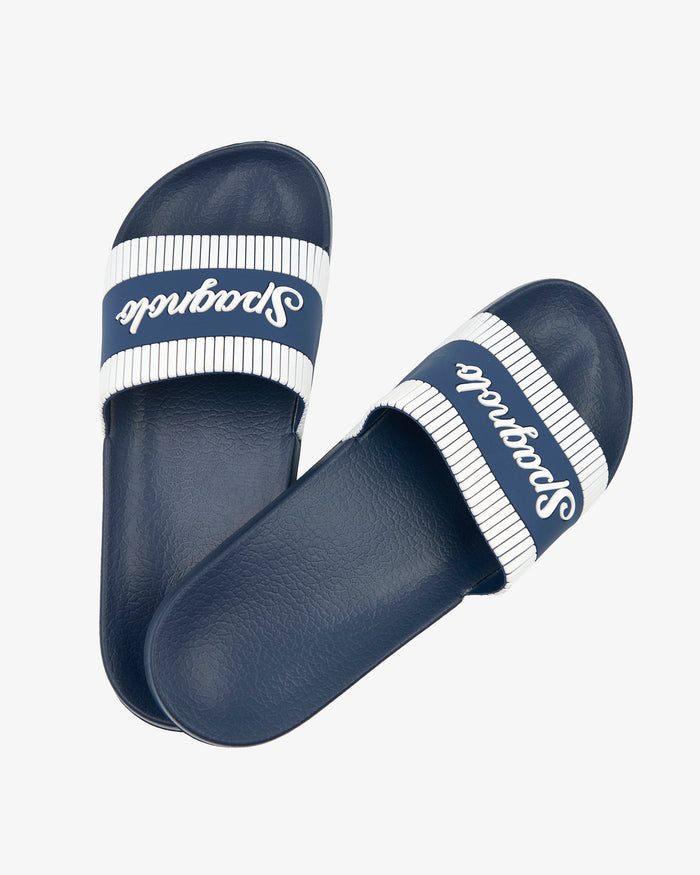 CHANCLA PALA UNISEX AZUL y BLANCO