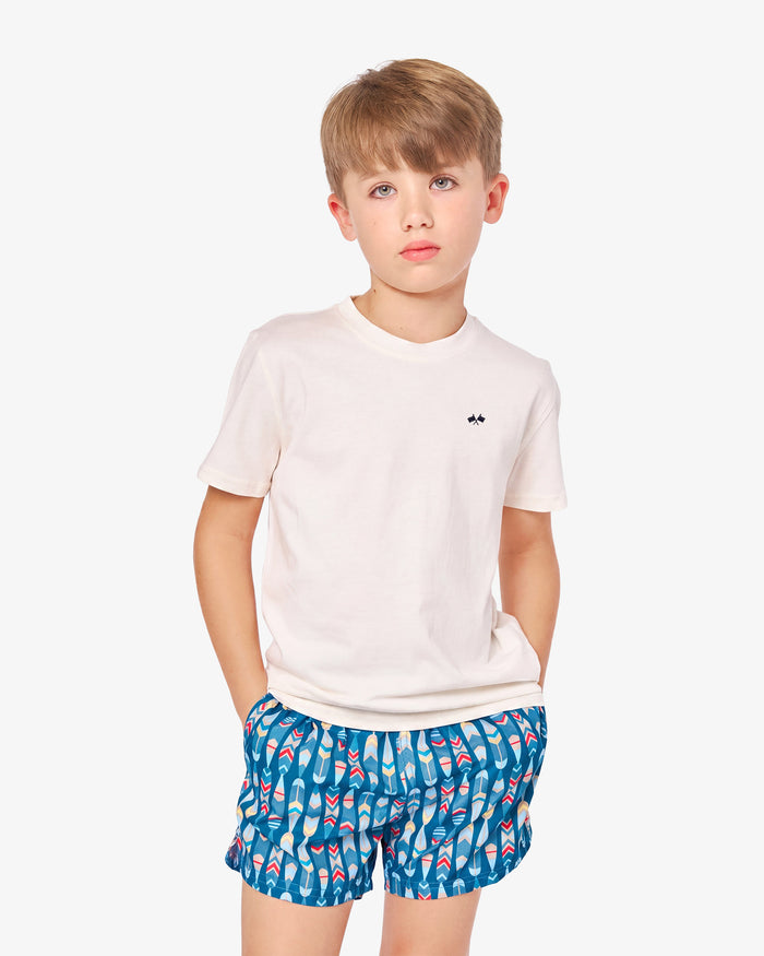 CAMISETA PALAS NIÑO BEIGE SUAVE
