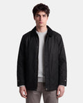 PARKA CUELLO PANA WATERPROOF HOMBRE NEGRO