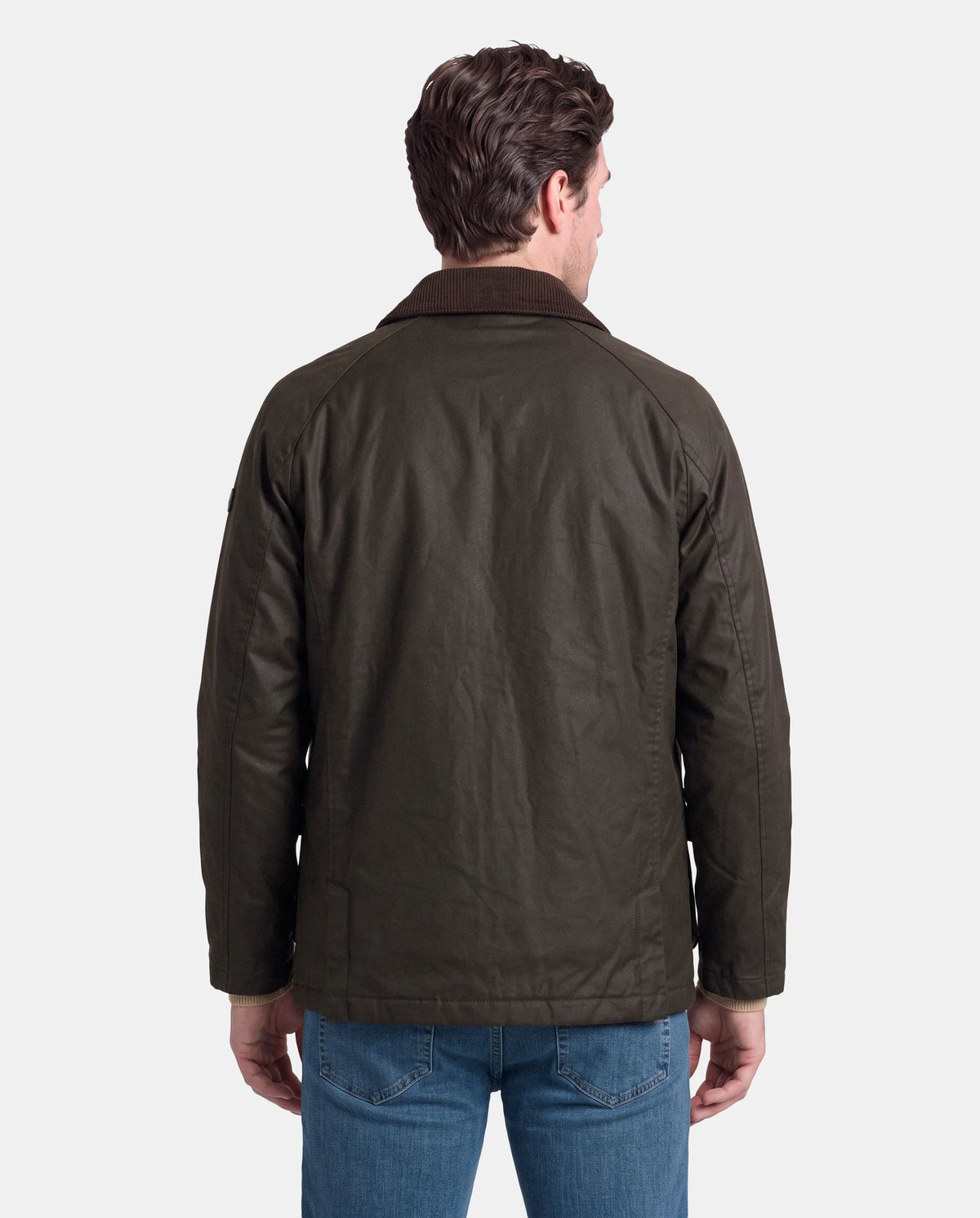 PARKA CUELLO PANA WATERPROOF HOMBRE VERDE