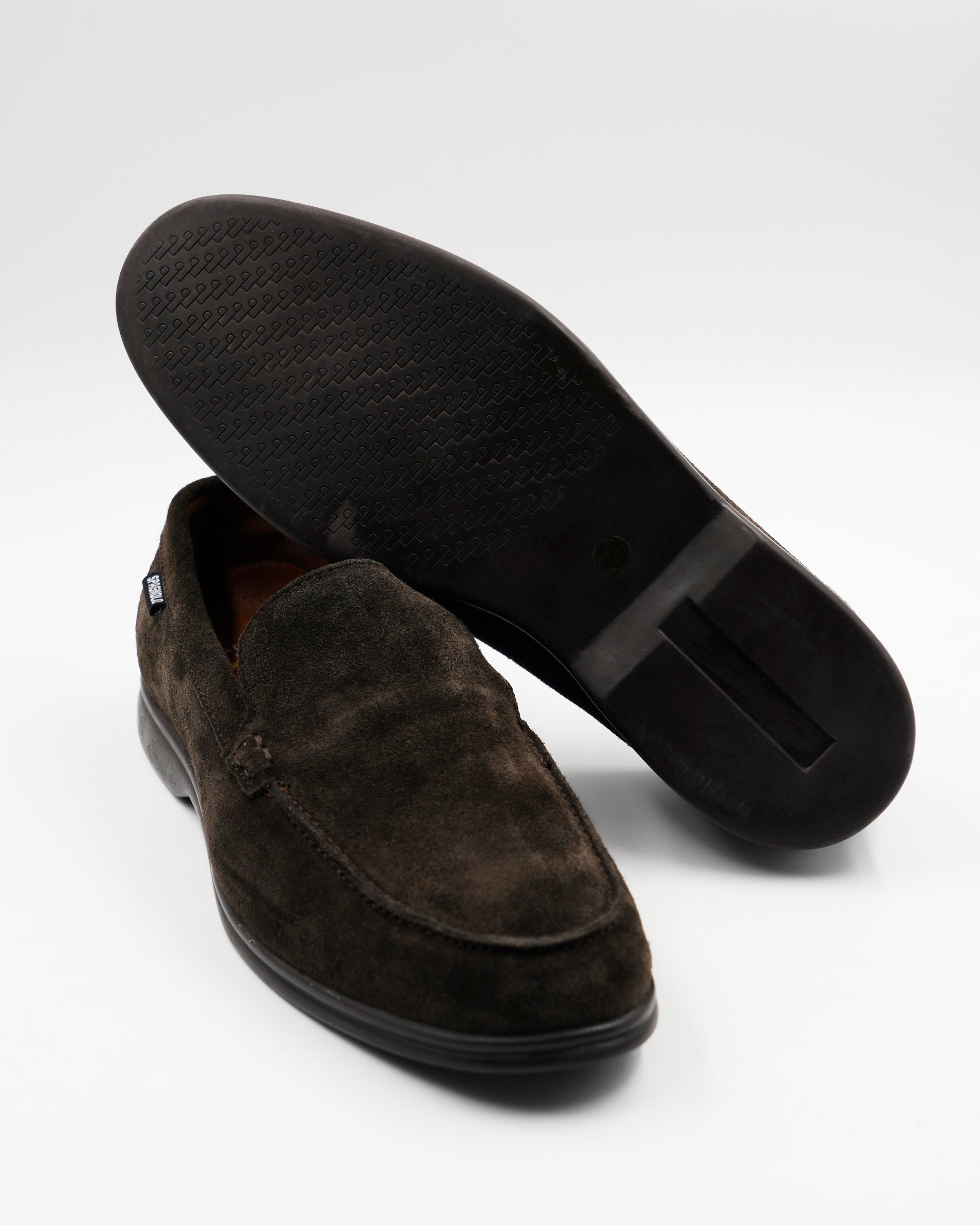 ZAPATOS MOCASIN LISO SERRAJE HOMBRE MARRON