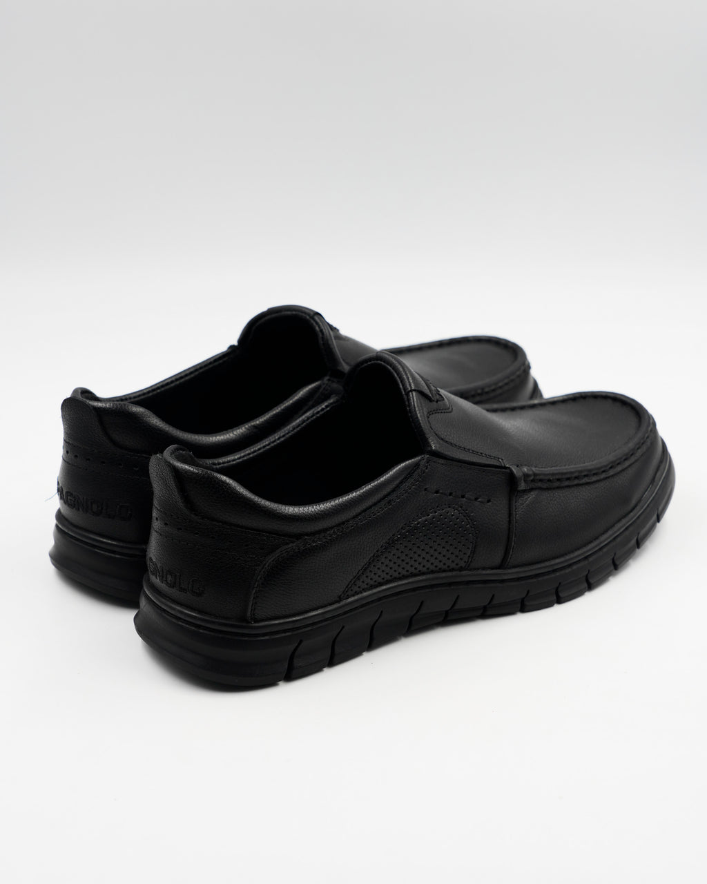 ZAPATOS CONFORT REJILLA HOMBRE NEGRO