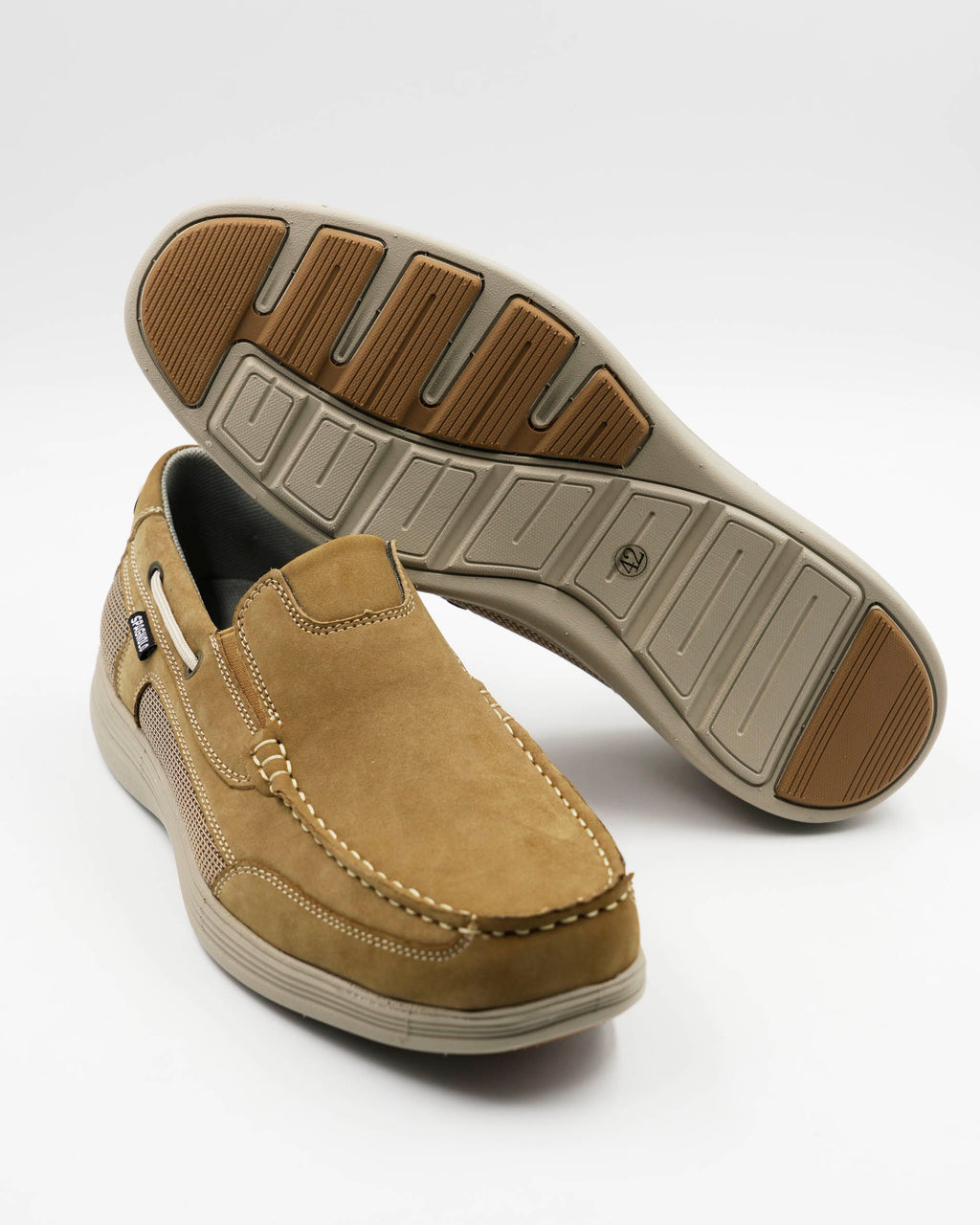 ZAPATOS NAUTICO SOLAPA HOMBRE CAMEL
