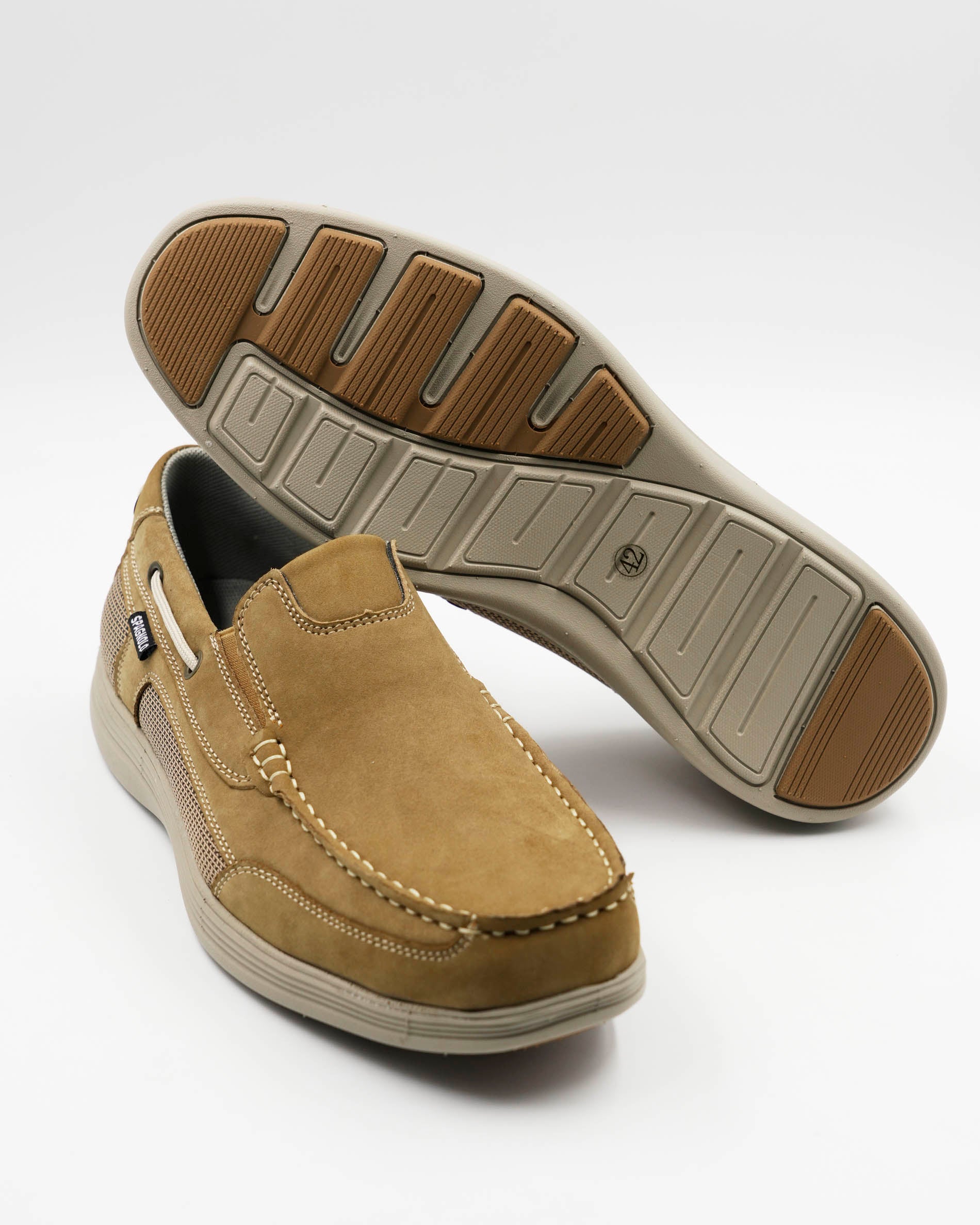 ZAPATOS NAUTICO SOLAPA HOMBRE CAMEL