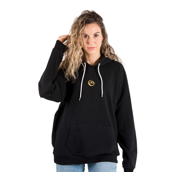 SUDADERA CAPUCHA CRAZY MOON HOMBRE NEGRO