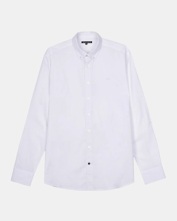 CAMISA SAMRT MICRO OXFORD HOMBRE BLANCO