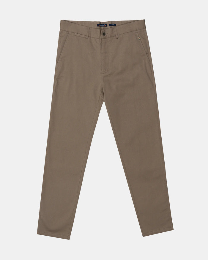 PANTALÓN CHINO SLIM NIDO ABEJA HOMBRE CAMEL