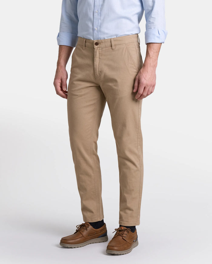 PANTALON ANCHO SARGA HOMBRE CAMEL