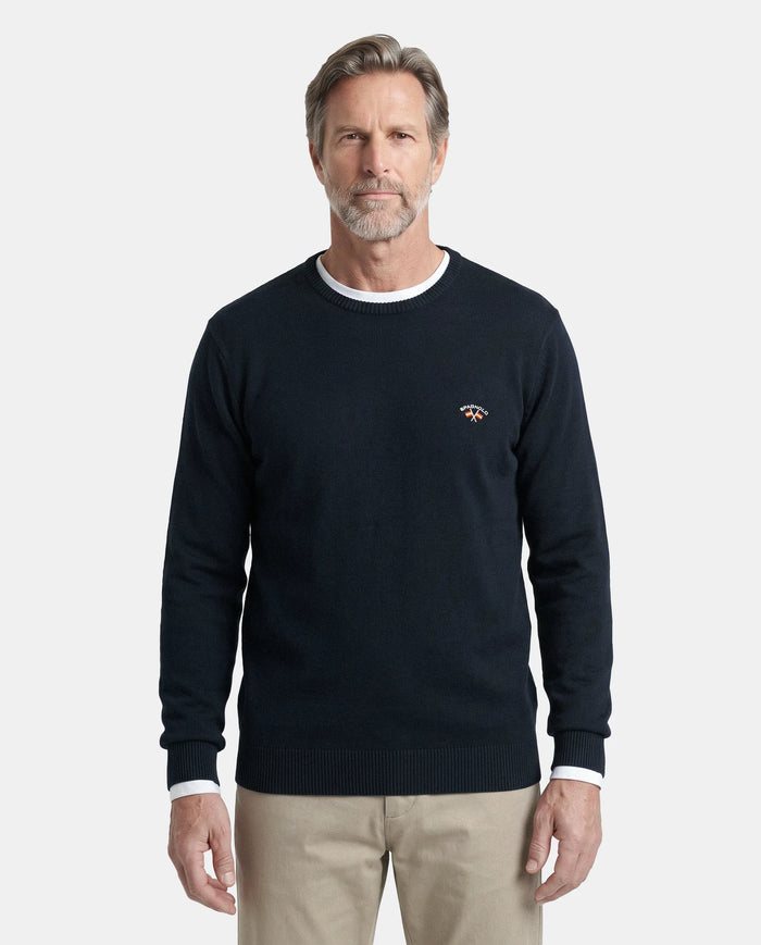 JERSEY BASICO CUELLO CAJA HOMBRE NEGRO