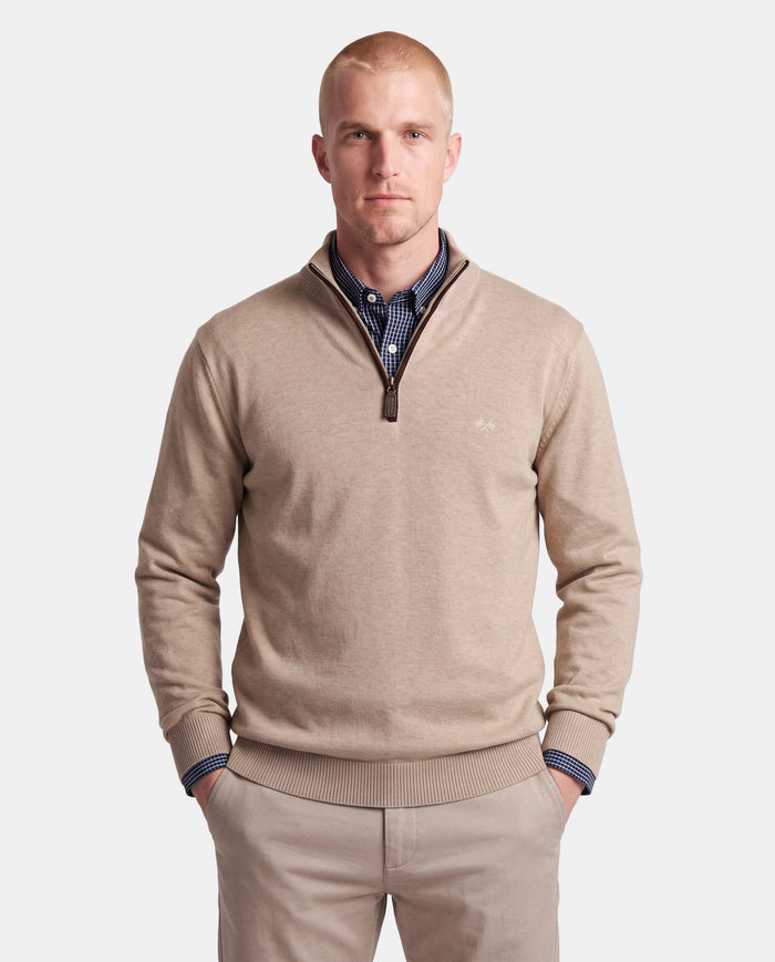 JERSEY BASICO PADEL HOMBRE CAMEL