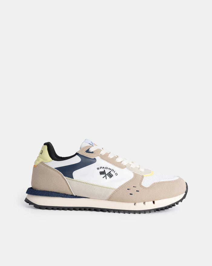 ZAPATILLA MULTICOLOR BANDERAS HOMBRE BLANCO