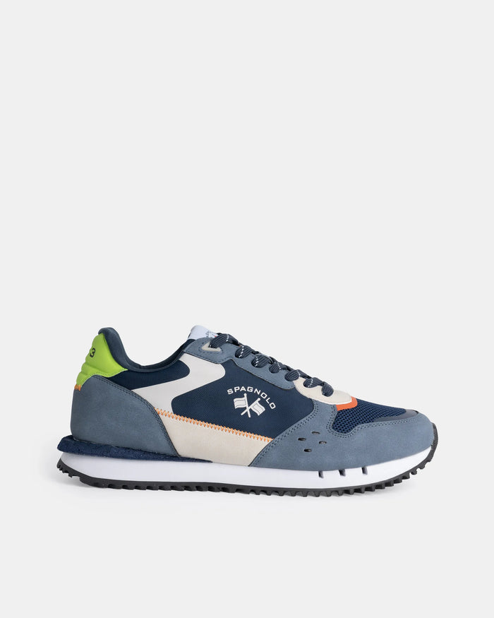 ZAPATILLA MULTICOLOR BANDERAS HOMBRE AZUL