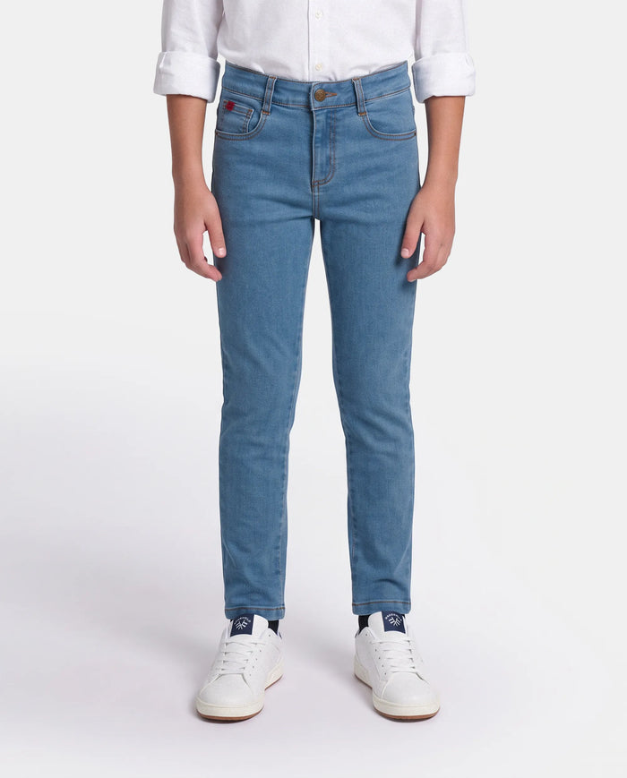 PANTALON DENIM NIÑO AZUL
