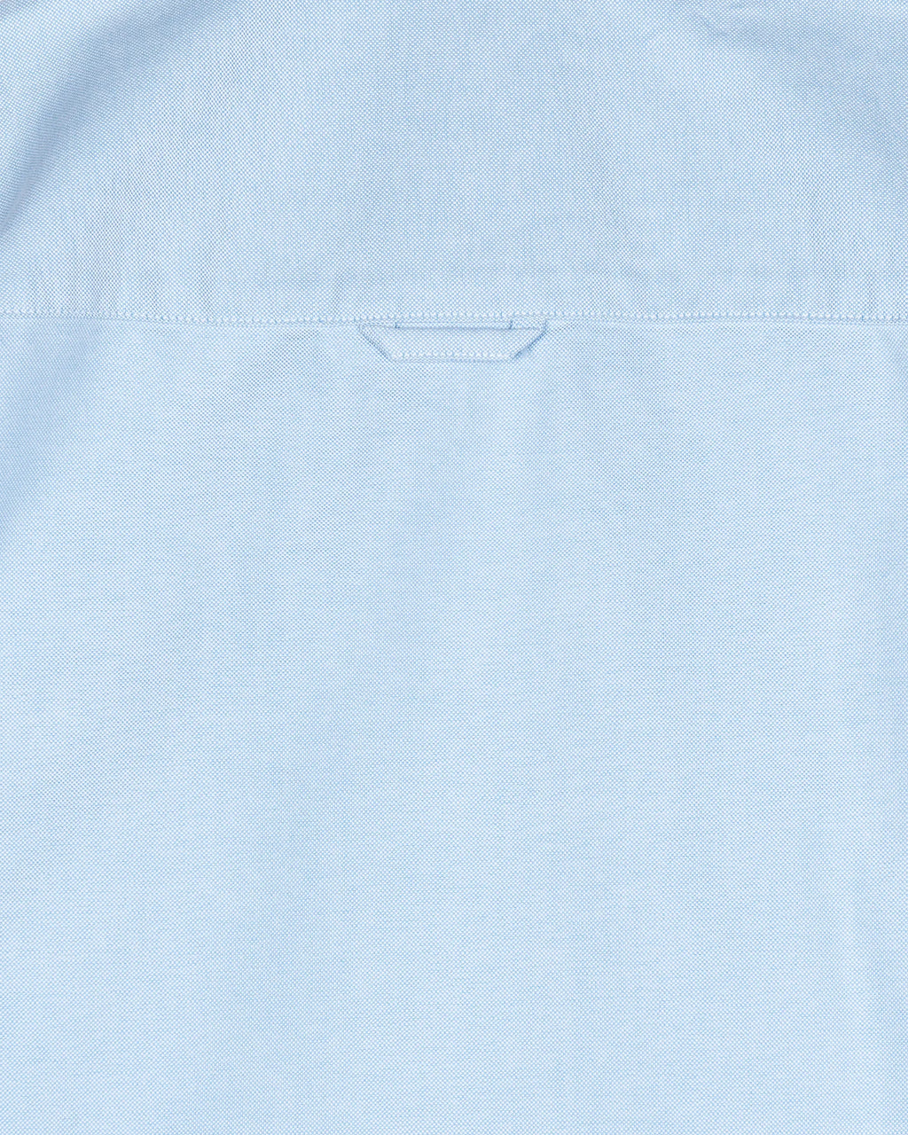 CAMISA CUELLO BOTON OXFORD LISO NIÑO CELESTE