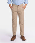 PANTALON CHINO GABARDINA NIÑO BEIGE