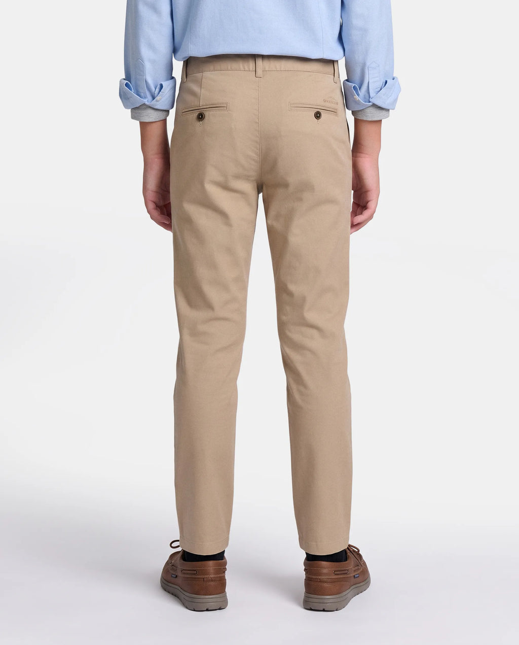 PANTALON CHINO GABARDINA NIÑO BEIGE