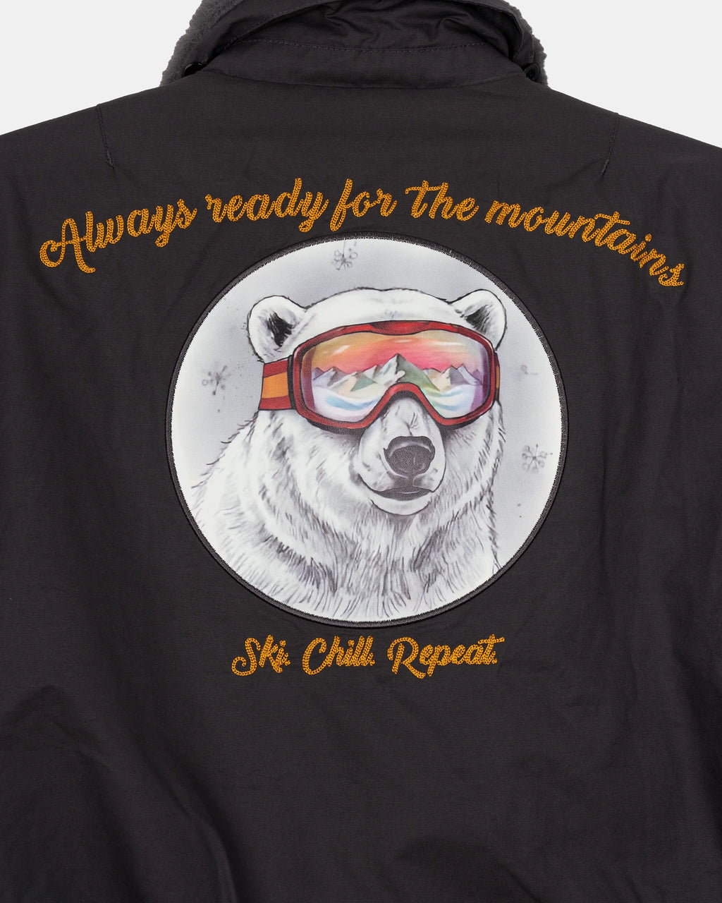 CAZADORA BOMBER APRES SKI NIÑO GRIS