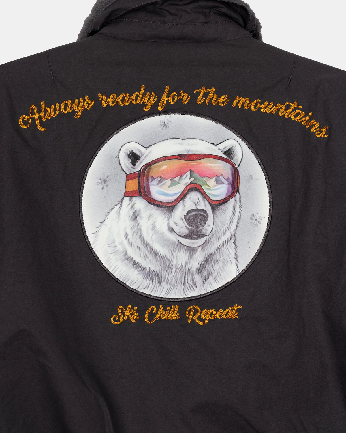 CAZADORA BOMBER APRES SKI NIÑO GRIS