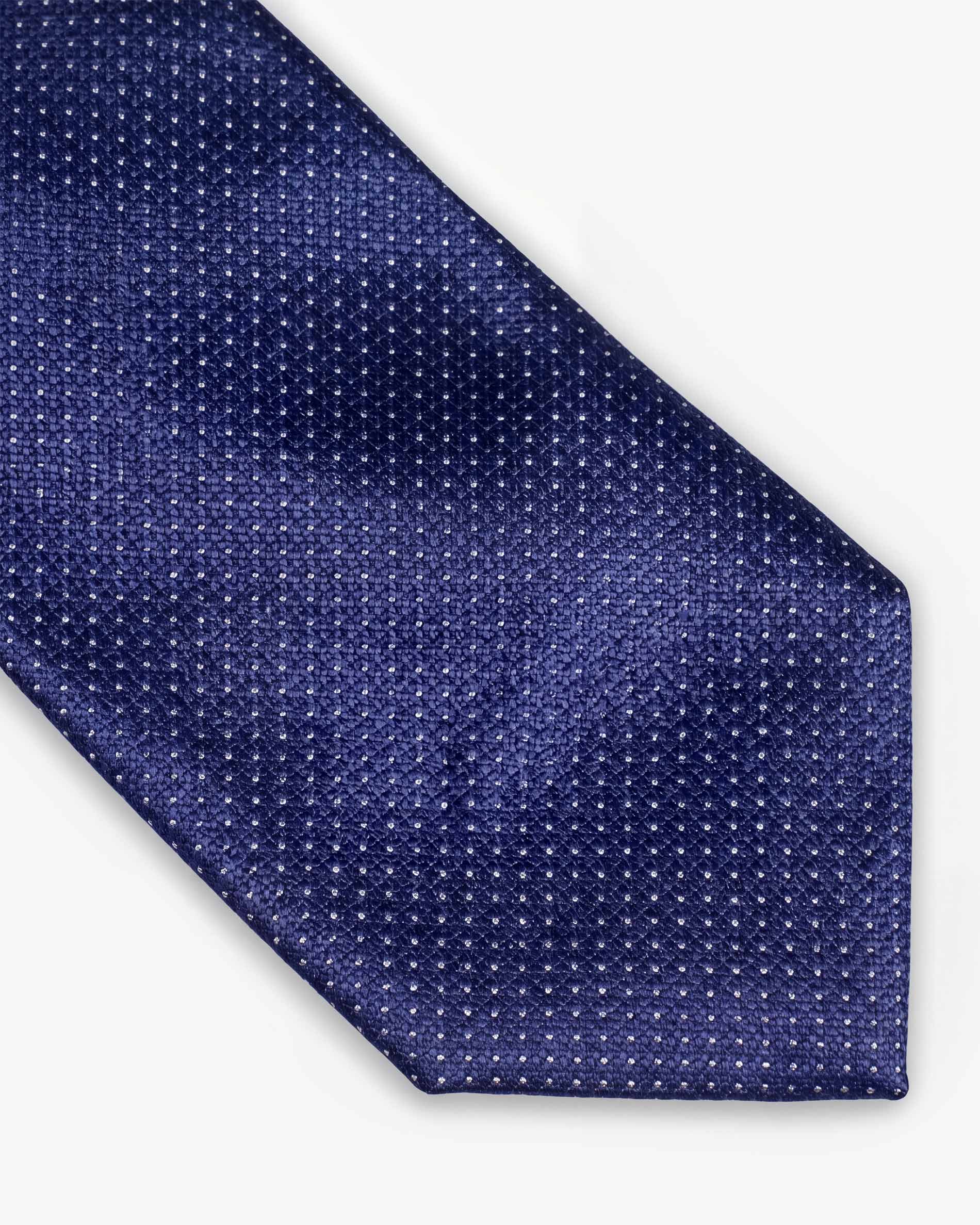 CORBATA  FANTASÍA HOMBRE AZUL y BLANCO