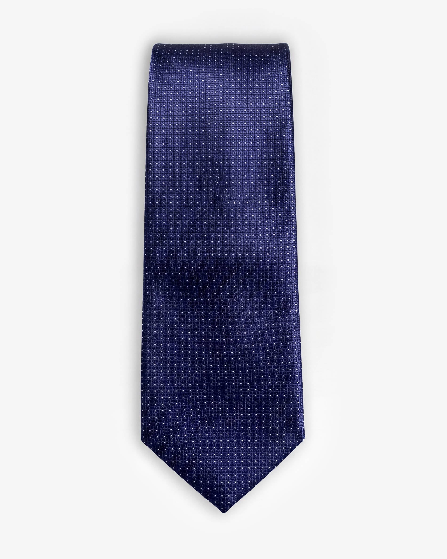 CORBATA  FANTASÍA HOMBRE AZUL y BLANCO