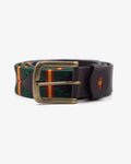 CINTURON ROMBOS BANDERAS ESPAÑA HOMBRE VERDE