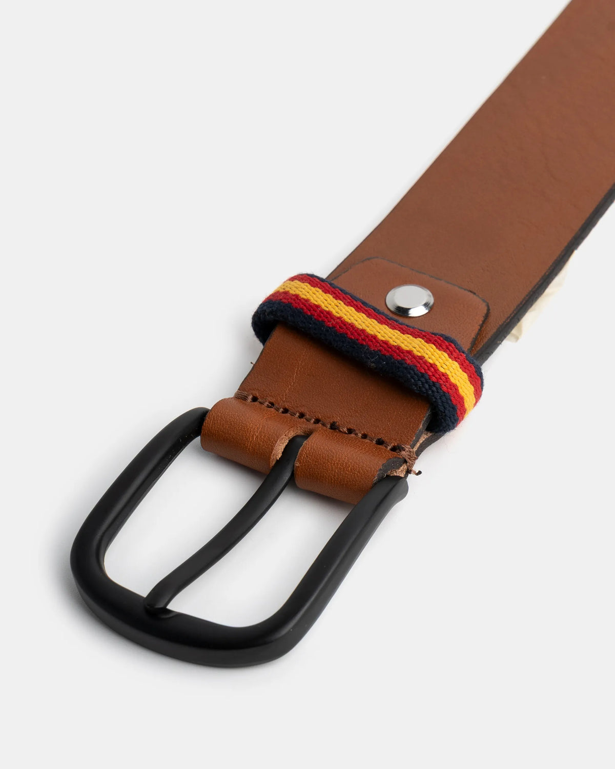 CINTURON PIEL VAQUETILLA LISA HOMBRE CAMEL