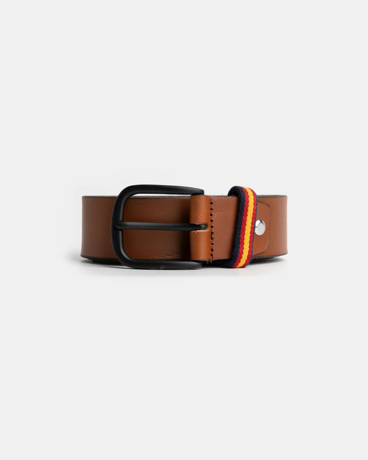 CINTURON PIEL VAQUETILLA LISA HOMBRE CAMEL